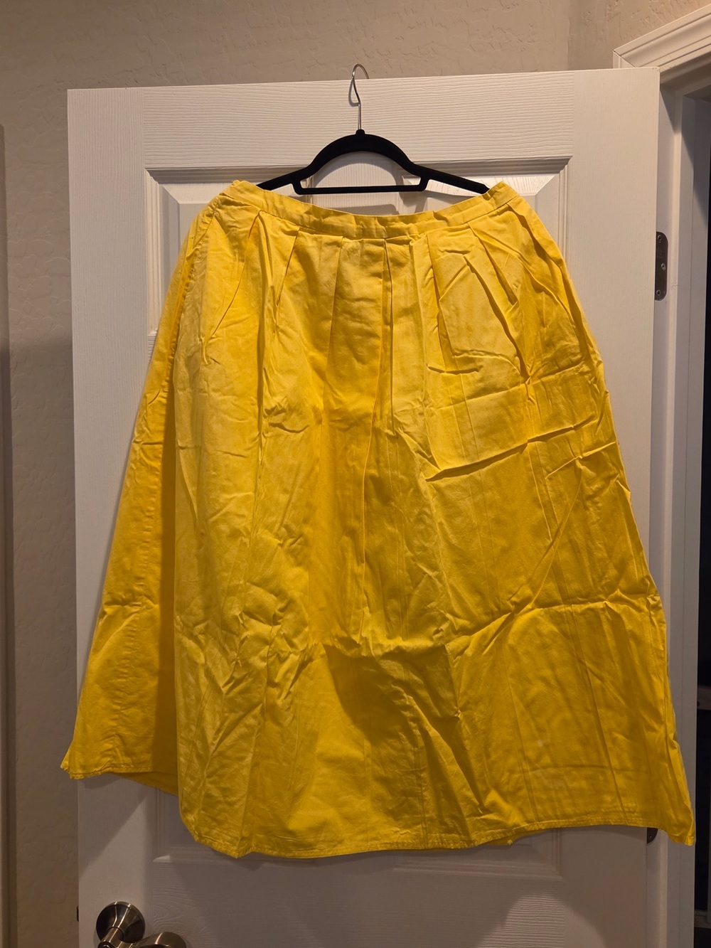 Banana Republic Bright Yellow Women's Midi Skirt